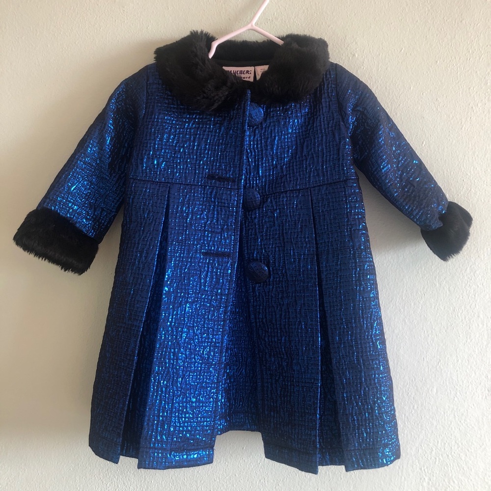 Black & blue formal dress